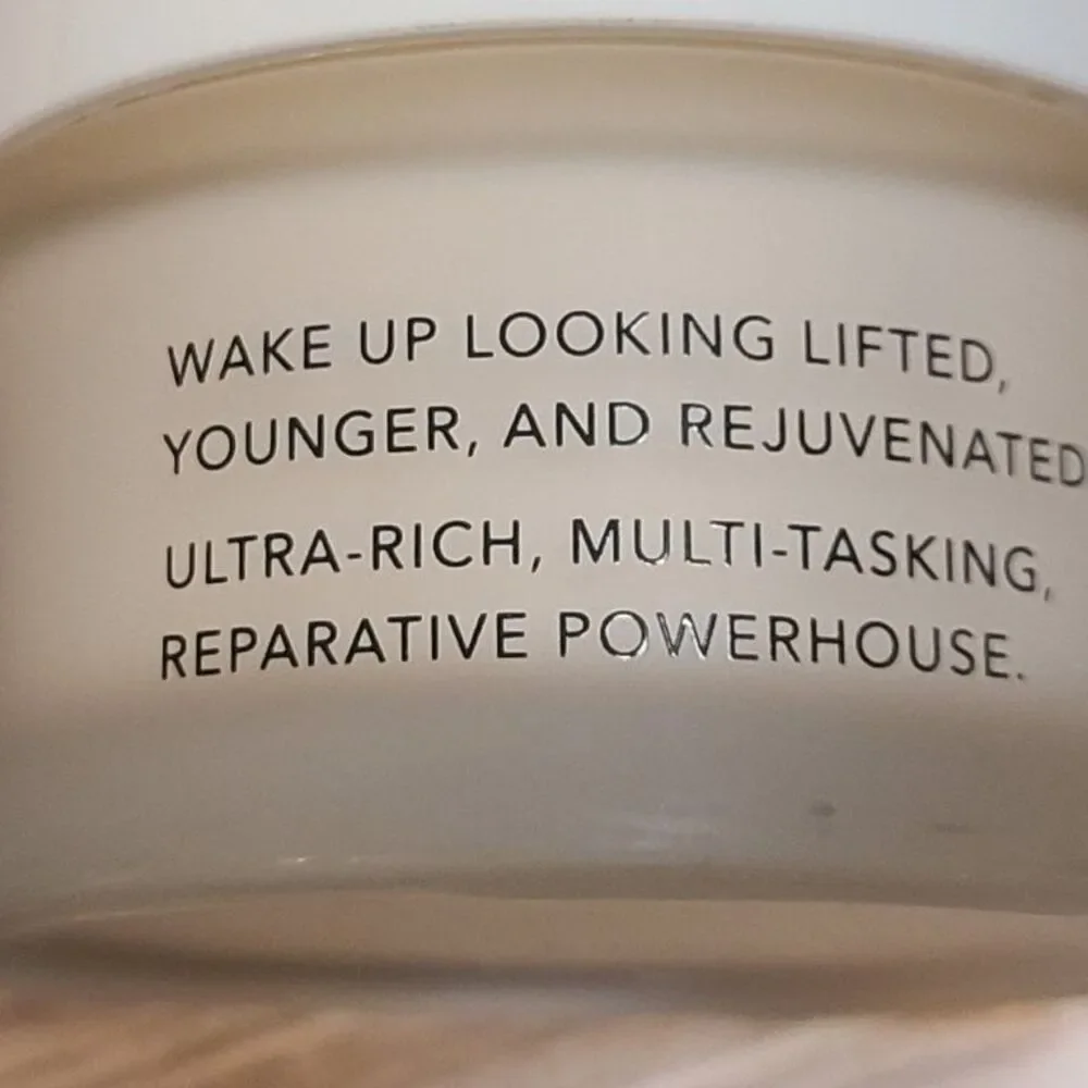 Nakery Beauty Lift-Tox Night Repair Cream Wrinkle Firming Moisturizer 2 oz 60ml